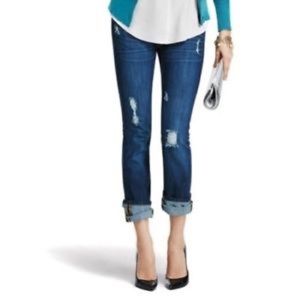 Cabi Boyfriend slim distressed jeans